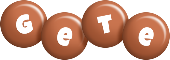 Gete candy-brown logo