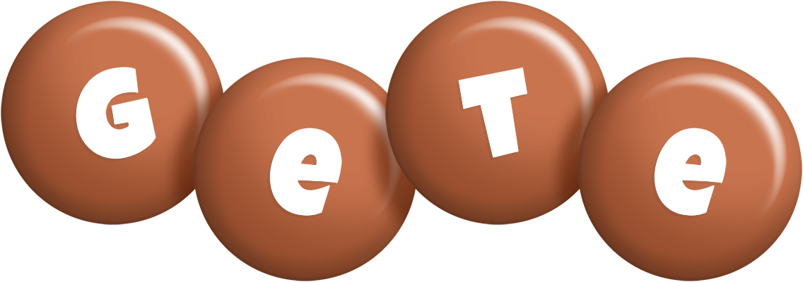 Gete candy-brown logo