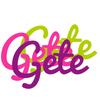 Gete flowers logo