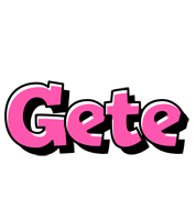 Gete girlish logo