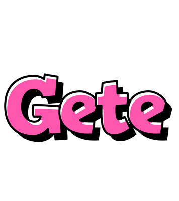 Gete girlish logo