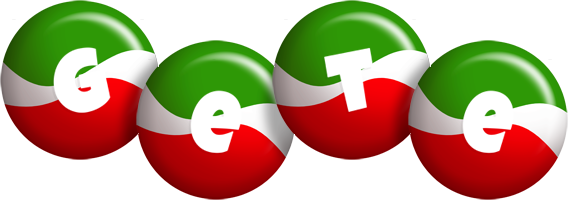 Gete italy logo