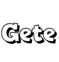 Gete snowing logo