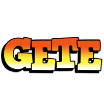 Gete sunset logo