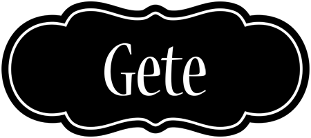 Gete welcome logo