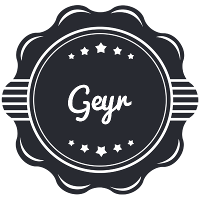 Geyr badge logo