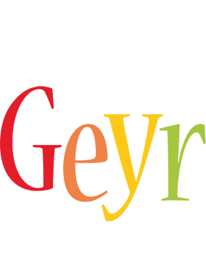 Geyr birthday logo
