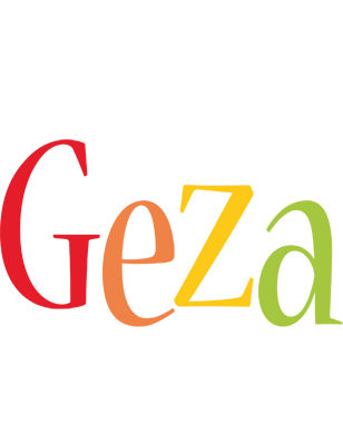 Geza birthday logo