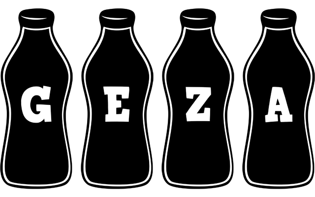 Geza bottle logo
