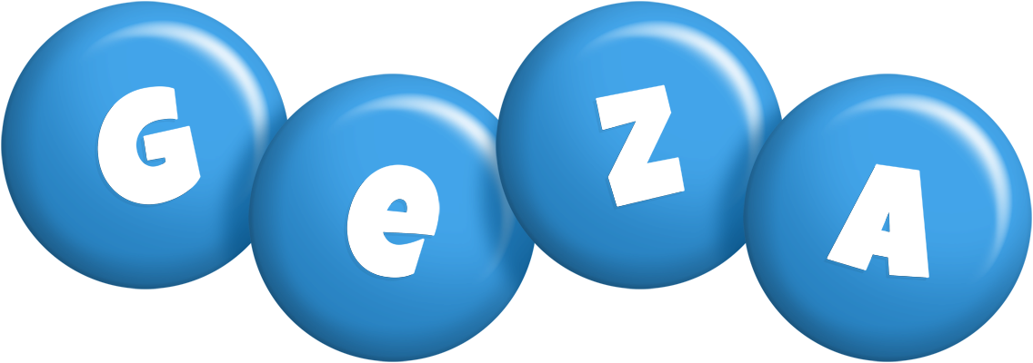 Geza candy-blue logo