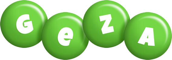 Geza candy-green logo