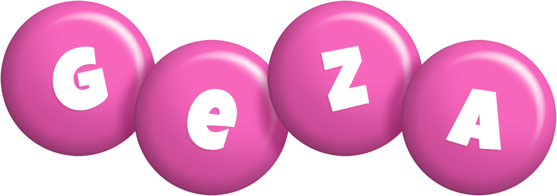 Geza candy-pink logo