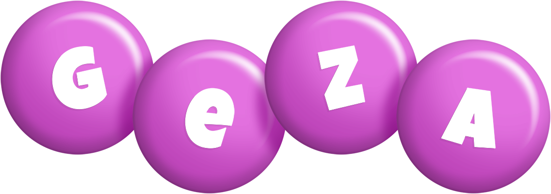 Geza candy-purple logo