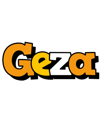 Geza cartoon logo