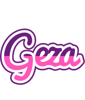 Geza cheerful logo