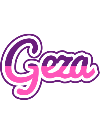 Geza cheerful logo
