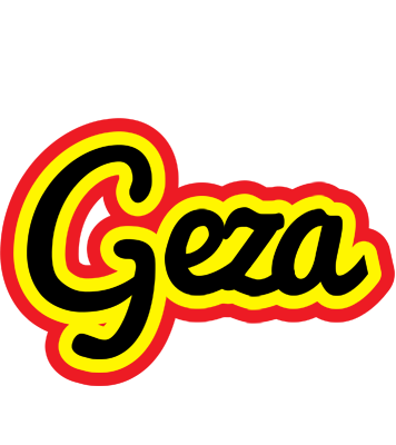 Geza flaming logo