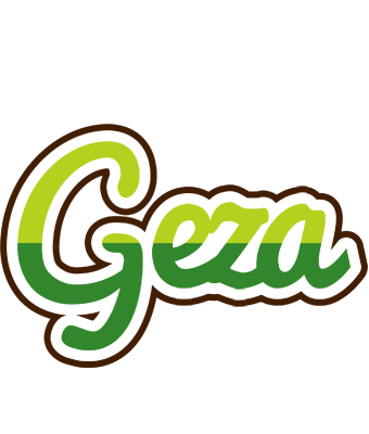 Geza golfing logo