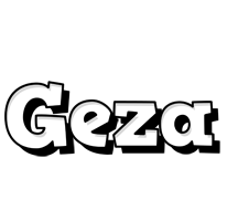 Geza snowing logo