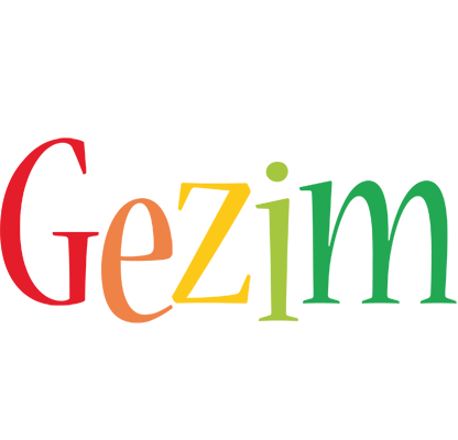 Gezim birthday logo