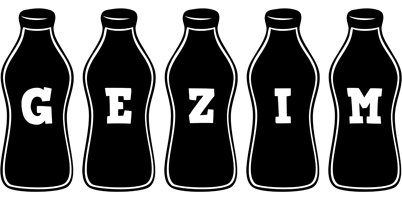 Gezim bottle logo