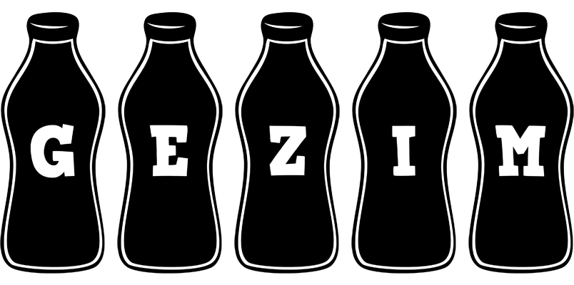 Gezim bottle logo