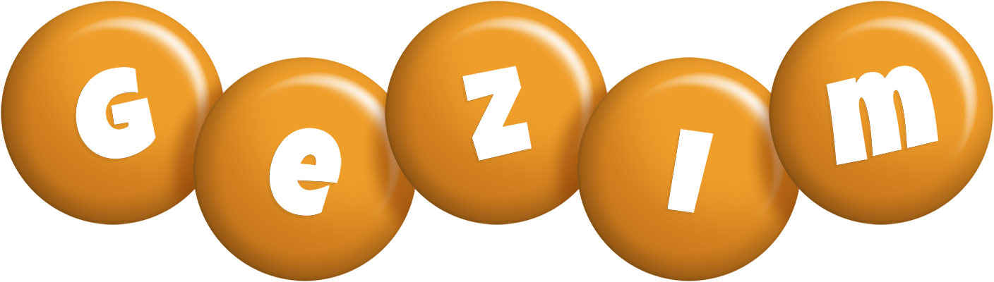 Gezim candy-orange logo