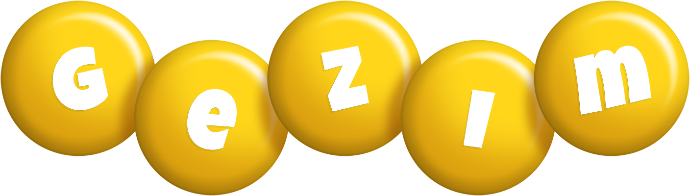 Gezim candy-yellow logo