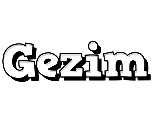 Gezim snowing logo