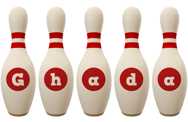 Ghada bowling-pin logo