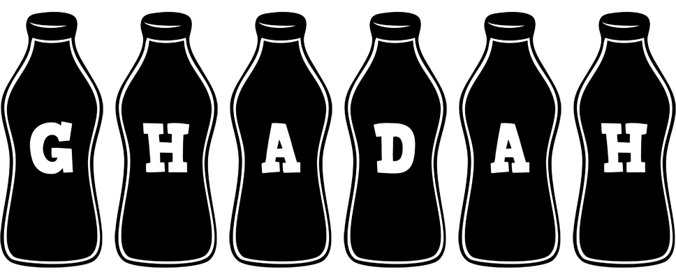 Ghadah bottle logo