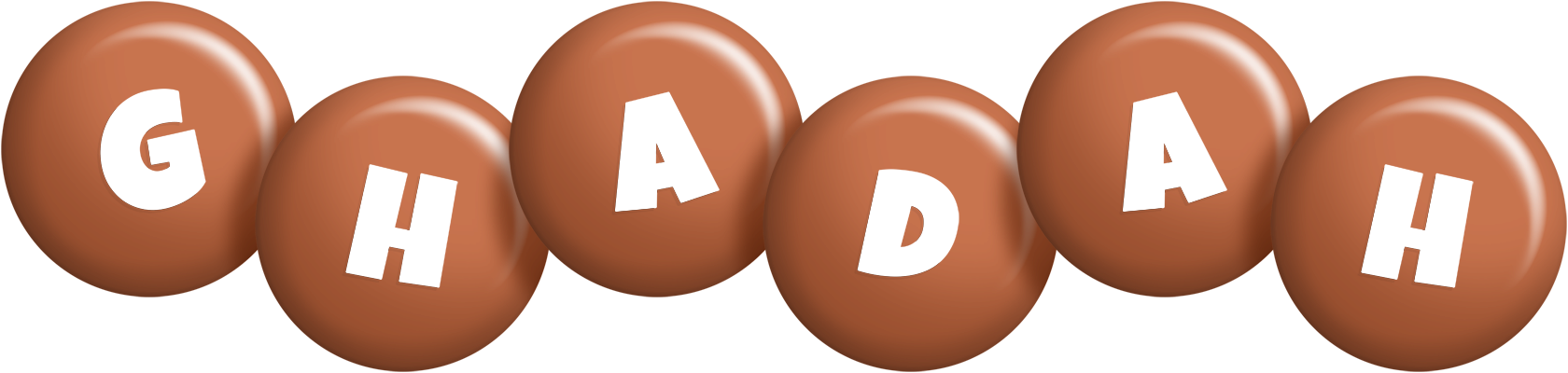 Ghadah candy-brown logo