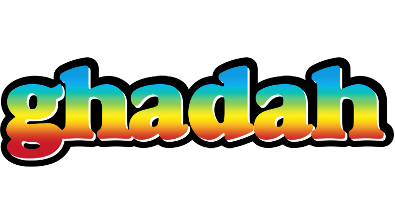 Ghadah color logo