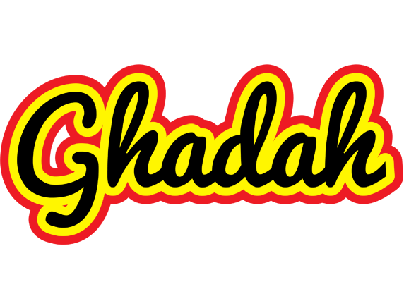Ghadah flaming logo