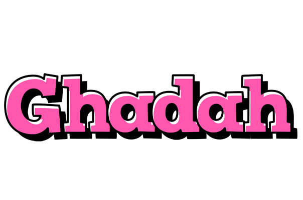 Ghadah girlish logo