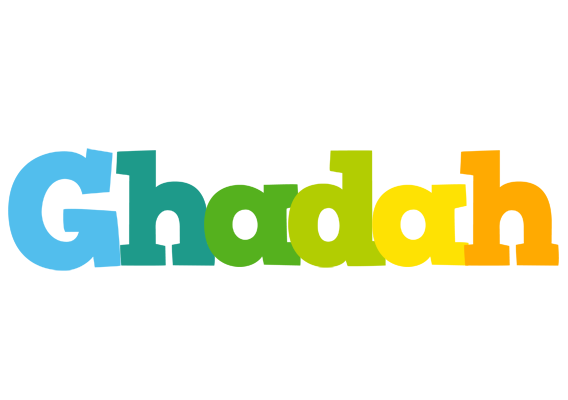 Ghadah rainbows logo