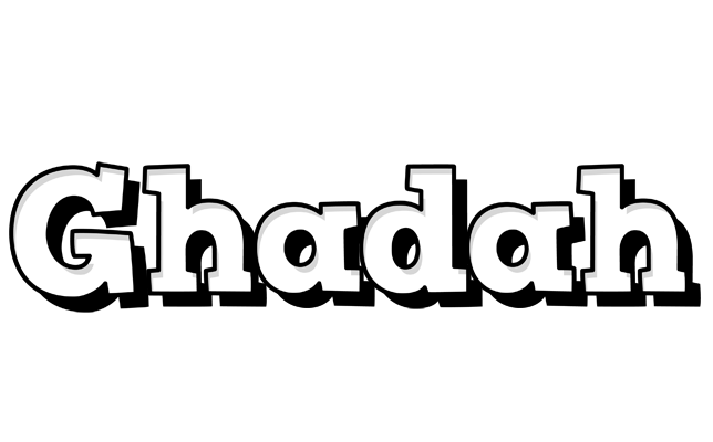 Ghadah snowing logo