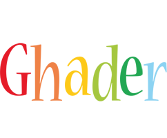 Ghader birthday logo