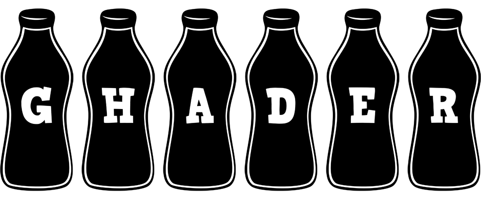 Ghader bottle logo