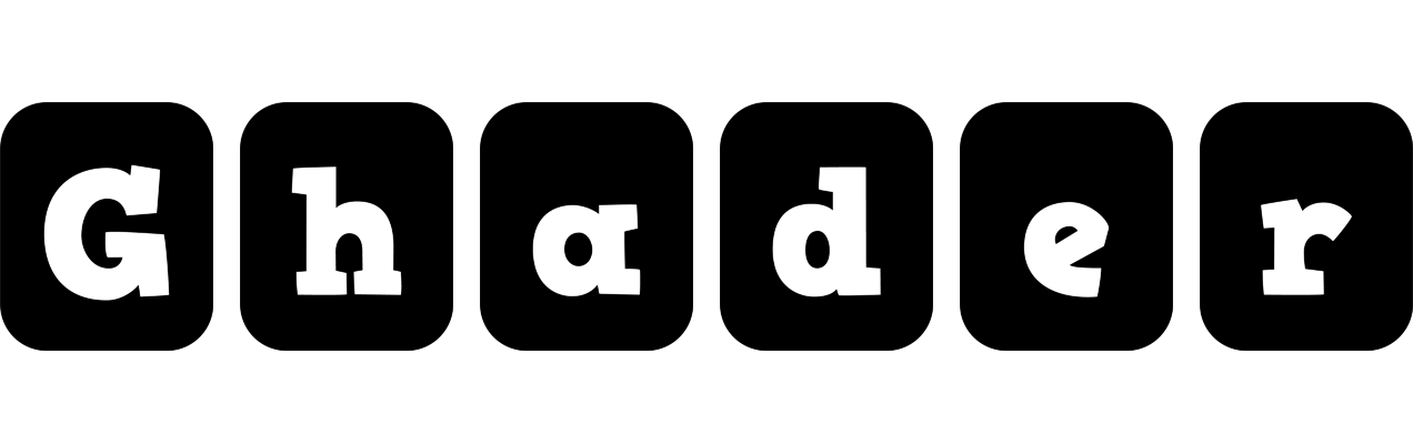 Ghader box logo