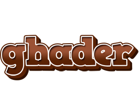 Ghader brownie logo