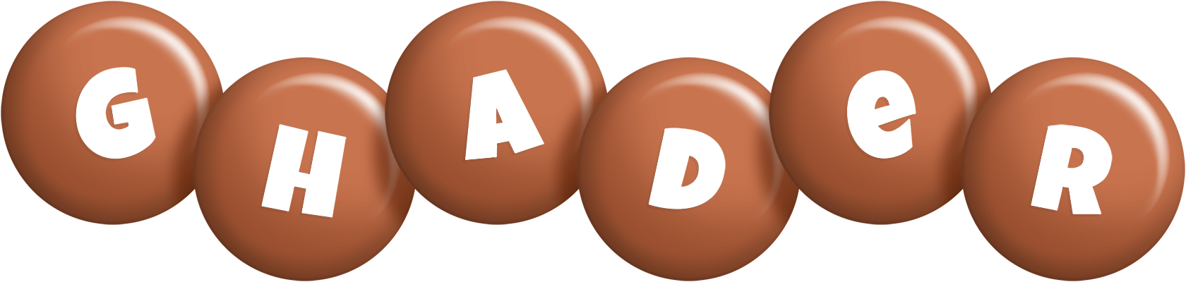 Ghader candy-brown logo