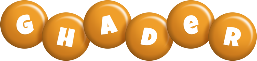 Ghader candy-orange logo