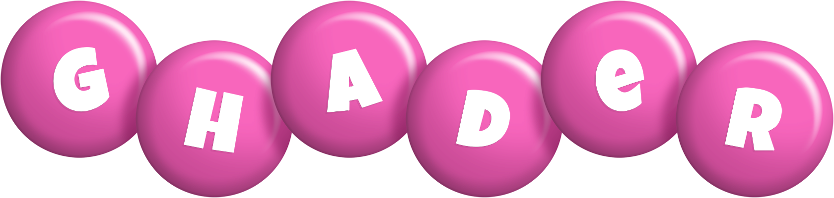 Ghader candy-pink logo