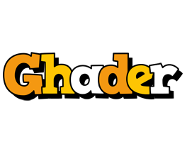 Ghader cartoon logo