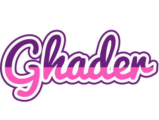 Ghader cheerful logo
