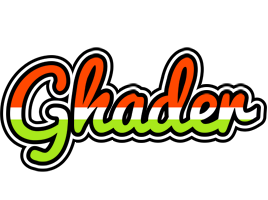 Ghader exotic logo