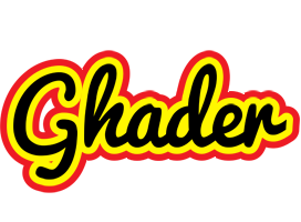 Ghader flaming logo