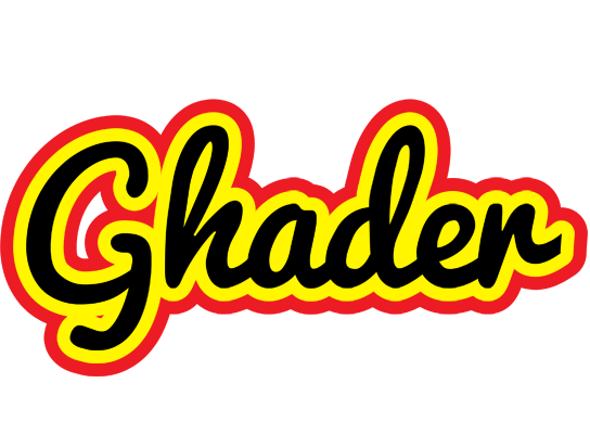 Ghader flaming logo