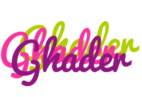 Ghader flowers logo